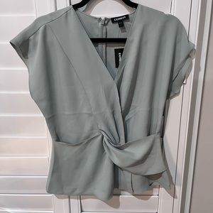 Express Size Small with tags, mint color blouse